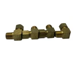 4 Nos Parker 3/8 X 1/4 Npt 90 Elbow Extruded Brass Male Compression Fitting. Fixed Price $18.99.