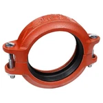 Gruvlok 0390211597 Rigid Coupling, Ductile Iron, 4",grooved 60xu38. Fixed Price $141.00.