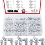 Hilitchi 123pcs Metric Hydraulic Zerk Grease Fittings Assortment Kit (metric). Fixed Price $20.24.