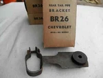 Vintage New Old Stock (nos) 1949-1950 Chevy Tail Pipe Bracket In Original Box. Fixed Price $9.95.