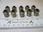 (10) Legris 3175 53 14 Nickel Plated Brass 1/8" Tube X 1/4" Mnpt Male Connector. Fixed Price $23.70.