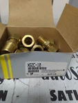 Parker,x62c-10,brass Swivel Fitting Box Of 9 Nos. Fixed Price $25.00.