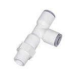 Parker 6503 62 22wp2 Fractional Plastic Push-to-connect Fitting, Polymer, White. Fixed Price $7.49.