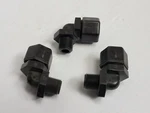 Lot Of 3 Parker Fast&tite 90 Elbow Connector Fitting P8me8 1/2"tube 1/2"mnpt. Fixed Price $10.00.