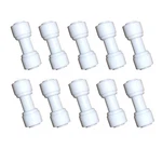 Yzmsz 1/4 Inch O.d. Tube Straight Union Quick 10 Count (pack Of 1), Copper. Fixed Price $13.99.