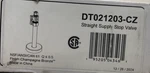 Delta Dt021203-cz Straight Supply Stop Valve - Champagne Bronze *parts Only*. Fixed Price $49.99.