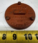 3" Gruvlok 7074 Grooved End Cap Pipe Fitting Ductile Iron Painted Orange Usa. Fixed Price $26.99.