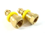Dixon 2870812c Brass 3/4" Swivel 1/2" Barbed Hose Fitting Lot Of 2. Fixed Price $12.34.