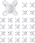 25 Pack 1/2 Pvc Flange Table Leg Cap Fittings, Screw Caps For Diy Pol. Fixed Price $24.93.