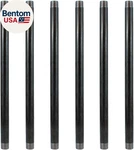6 Pack 1/2" 18" Heavy Duty Pre-cut Grey Metal Pipe, Industrial Steel Fits Stan. Fixed Price $51.20.