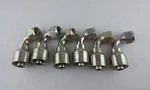 Eaton Crimp On 90 Elbow -10 Flare To Hose Lot Of 6. Fixed Price $34.99.