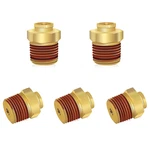 3/8" Dot Brass Push To Connect Air Line Fittings 5 Pcs, Od Tube X 1/2" Npt. Fixed Price $32.74.