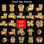 Brass Pipe Fittings Adapter Connector Female Male Thread Water Plumbing. Fixed Price $59.69.