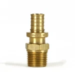 Brass 5/8" Everloc X 1/2" Mpt Rehau Astm F2080 Adapter Article Id# 243647-101. Fixed Price $7.99.