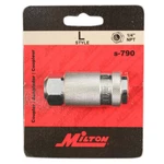 Milton S790 "l" Style Air Coupler - 1/4" Npt Female 1 Pk. Usa. Fixed Price $18.95.