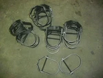 Lot Of 20ea Erico Caddy 4000400pl 4" Clevis Hanger #400 Plain Steel. Fixed Price $170.00.