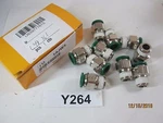W68plp-8-6 Parker Nickel Plated Brass Male Connector 1/2 In, Pk 10. Fixed Price $43.55.