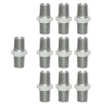 Hfs(r) 10pcs 1/4" Npt Male Threaded Hex Nipple Adapter Pipe Fitting Carbon Steel. Fixed Price $12.59.