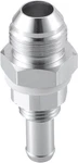 X Autohaux Car Fuel Line Fitting 8an Male Flare Bulkhead To 3/8" Hose Barb. Fixed Price $14.42.