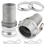 2 Inch Camlock Fittings Aluminum Cam Groove Hose Fitting Adapter Clamps. Fixed Price $22.19.
