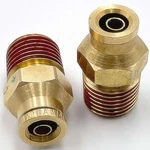 Utah Pneumatic Dot Approved 1/4" Tube Od X Npt Male Straight Push To Connec. Fixed Price $20.92.