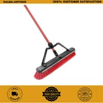 24 In. Heavy-duty Multi-surface Squeegee Push Broom With Brace And Steel Handle. Fixed Price $66.99.