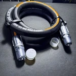 1/2" Hydraulic Hose Assembly - 1/2 Male Pipe Thread Fittings, 1/2-14 Npt 4000psi. Fixed Price $27.89.