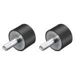Uxcell M8 Thread Rubber Mountsvibration Isolatorscylindrical Shock Absorber W.... Fixed Price $15.50.