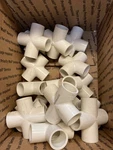 Lot Of 17 Spears 420 Series Pvc Pipe Fitting, Cross, Schedule 40, 3/4" Socket. Fixed Price $99.99.