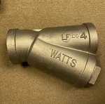 New Watts Lead-free Wye Y Strainer Valve 4" Npt Lf777 Bronze Brass Lf777-12. Fixed Price $800.00.