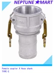 Cando C 100 1" Trash Pump Adapter Camlock Coupling Cam And Groove Aluminum. Fixed Price $10.45.