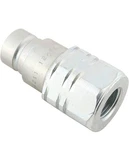 Parker Pioneer Fem-502-8fp 1/2" Nptf Flat Face Hydraulic Quick Coupler Iso. Fixed Price $44.99.