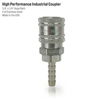 Hpcouplers Air Hose Fittings - 1/4" X Stainless Steel Quick Coupler. Fixed Price $45.28.