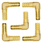 Joywayus 5pcs 3/8" 10mm Hose Id/hose Barb 90 Degree L Right Angle 3/8, Brass. Fixed Price $18.41.