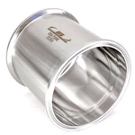 Hfs(r) 4" X Sanitary Tank Tri Clamp Clover Bottom Weld Base Stainless Steel. Fixed Price $62.50.
