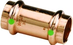 Viega 78047 Propress Zero Lead Copper Coupling With Stop 1/2-inch P X P, 1 Pack. Fixed Price $11.33.