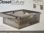 Knape & Vogt 0335-srnd-cn Closet Culture Basket Surround Kit, Champagne Nickel. Fixed Price $30.00.