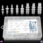 Electrapick 40-piece Plastic Hose Barb Reducing Fittings Set For Air, Gas, Water. Fixed Price $41.16.
