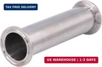 Dernord Sanitary Spool Tube With Clamp Ends,stainless Steel 304 Seamless Round T. Fixed Price $28.11.