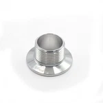 Hfs(r) 1.5" Sanitary Tri Clamp X 1" Npt Male Mnpt Thread Stainless Steel 304. Fixed Price $25.99.