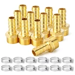Chillwaves Brass Air Hose Fittings, Barb 1/2" X 1/4" Mnpt, Yellow. Fixed Price $29.05.