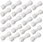 20 Pcs 1/4" Od Push Fit Straight Union Connectors For Ro Water Systems. Fixed Price $19.98.