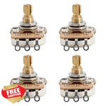 Diao79ni 4x 15mm A500k Guitar Pots 18-spline Split Shaft For Fender. Fixed Price $81.99.