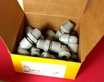 Parker A6mes6-mg 3/8" True Seal Gray Acetal 90 Swivel Elbow With 3/8".(10-box). Fixed Price $59.00.