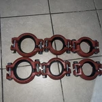 Lot Of 6 Victaulic Clamps 2 1/2 And 3 Inch. Fixed Price $50.00.