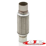 Custom Weld-on Steel Braided 3" X 6" Flex Pipe Exhaust Muffler Adapter 12" Long. Fixed Price $21.00.