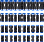 Honoson 40 Pieces Straight Push Connectors, To Connect Fittings Quick Relea. Fixed Price $14.70.