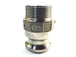 Dixon Cam & Groove F150-f-ss 1-1/2" 316 Stainless Male Adapter Npt Fitting. Fixed Price $24.40.