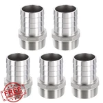 Metallixity Stainless Steel Hose Barb To Npt Male Adapter 2 1/2". Fixed Price $169.99.