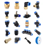 Pneumatic Push In Fitting Air Water Pipe All Type Fittings 5/32" - 1/2". Fixed Price $275.29.